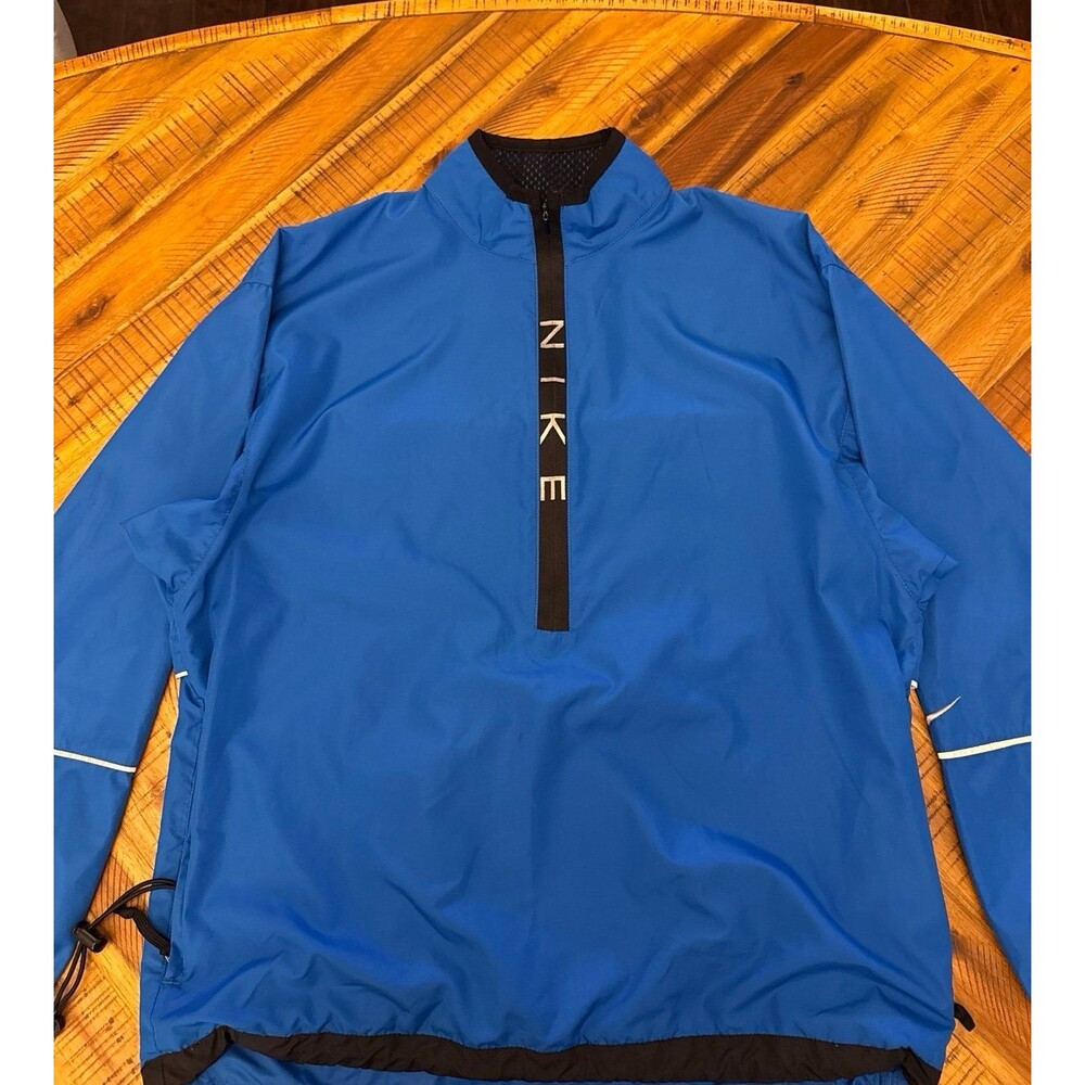 Vintage Nike Y2K Half Zip Windbreaker Men’s M Blue Black Golfcore Gorpcore